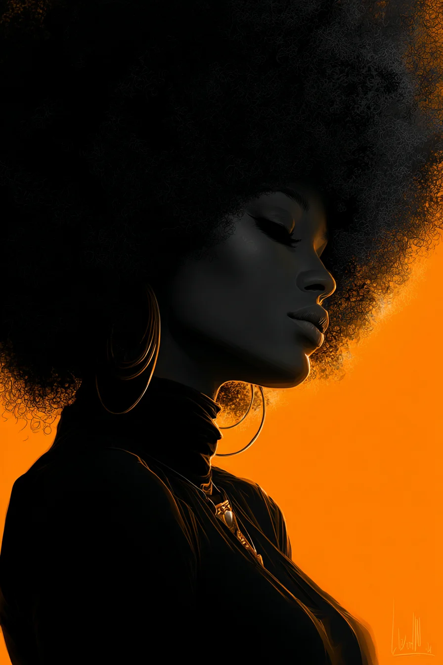 Golden Light on Dark Skin