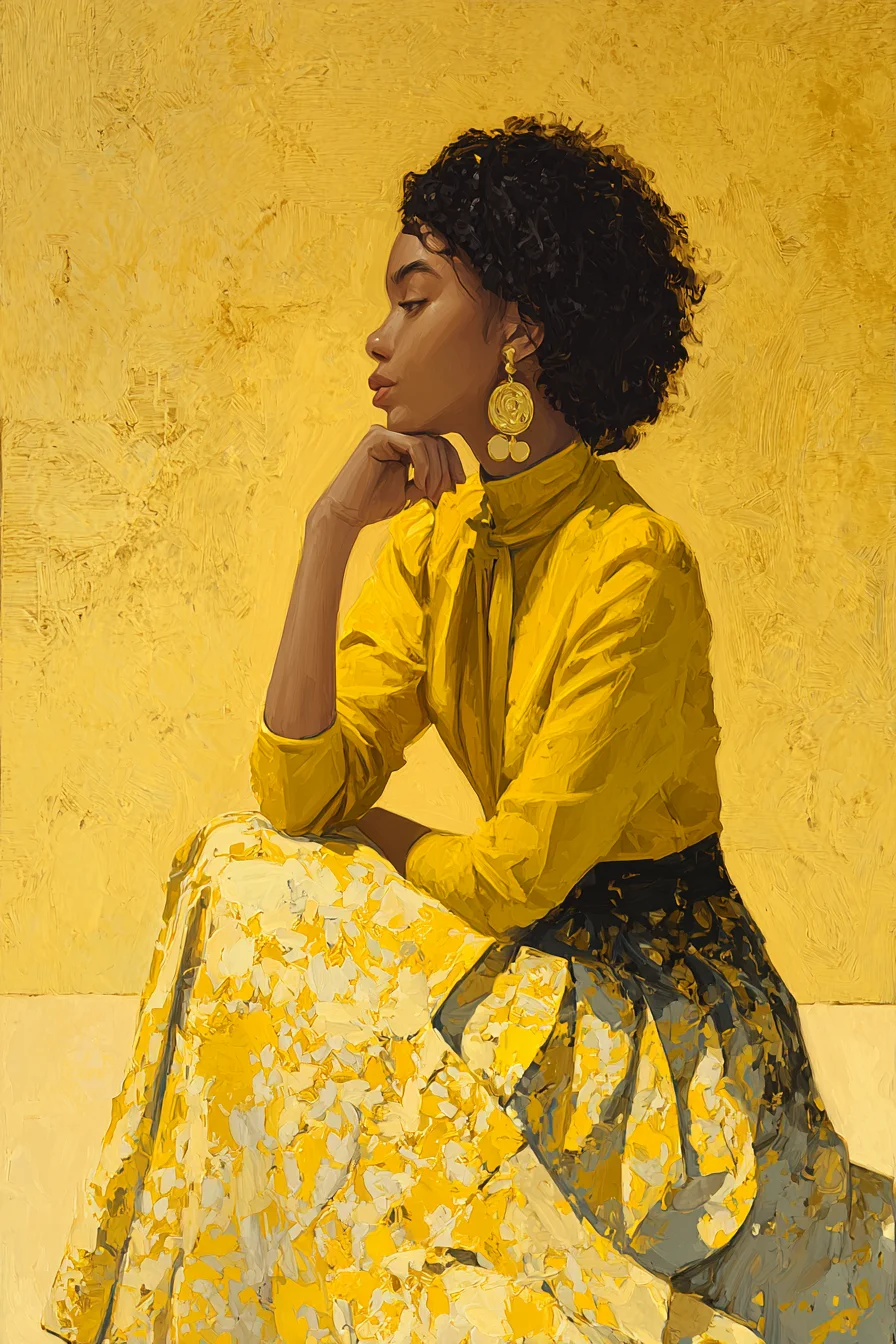 Golden Reverie in Yellow