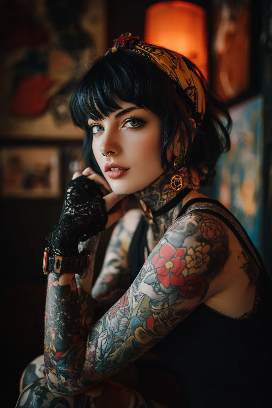 Ink and Attitude in Warm Light