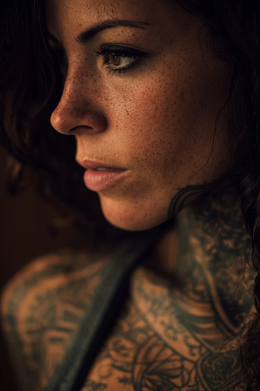 Ink and Freckles in Low Light