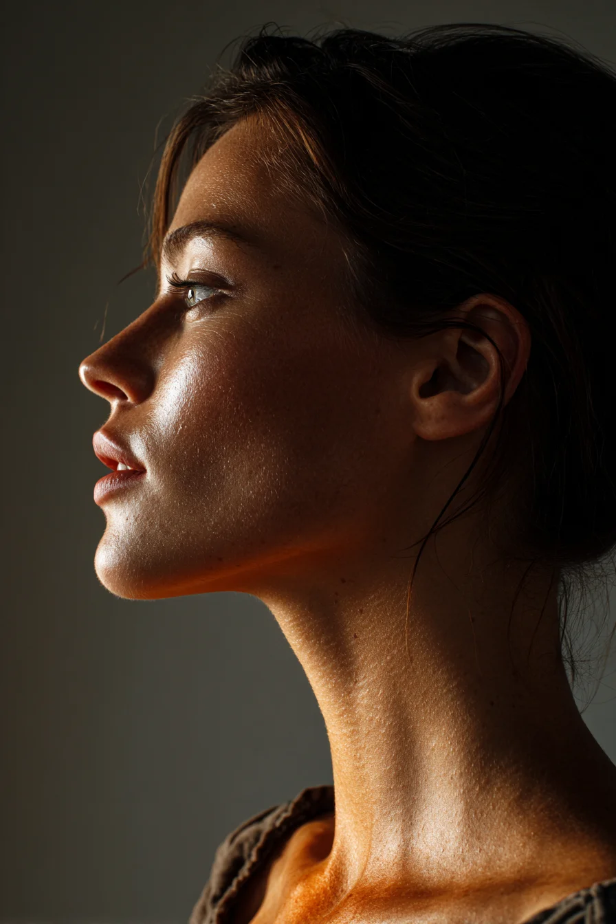 Light Catching a Quiet Gaze