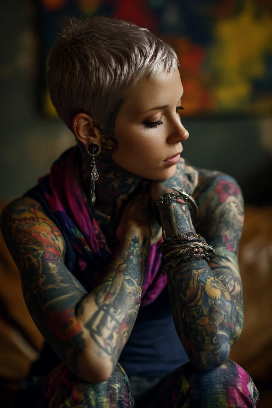 Living Canvas in Quiet Repose