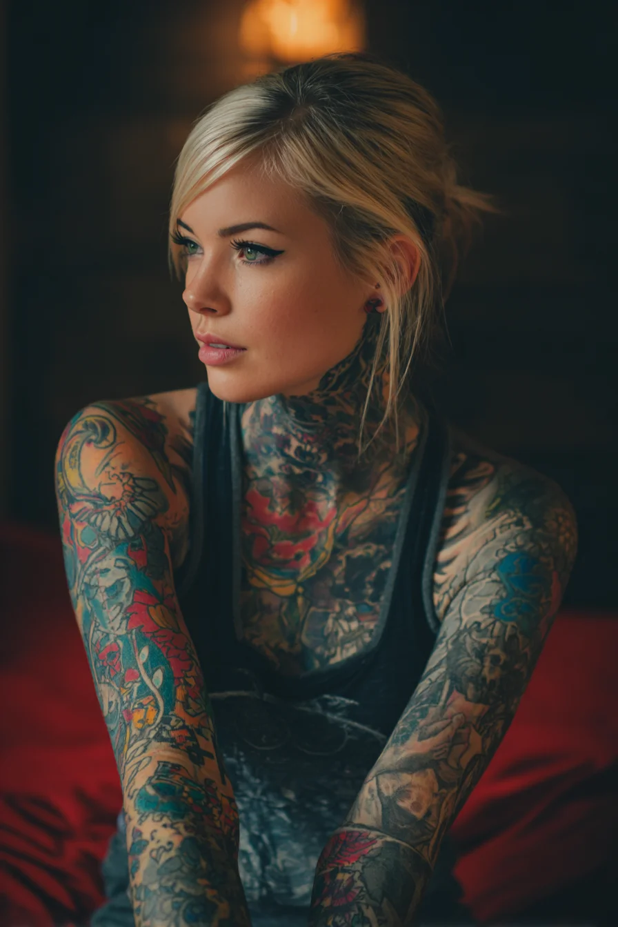 Living Canvas in Warm Light 14