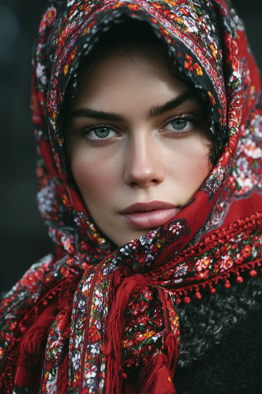 Old World Grace in Red