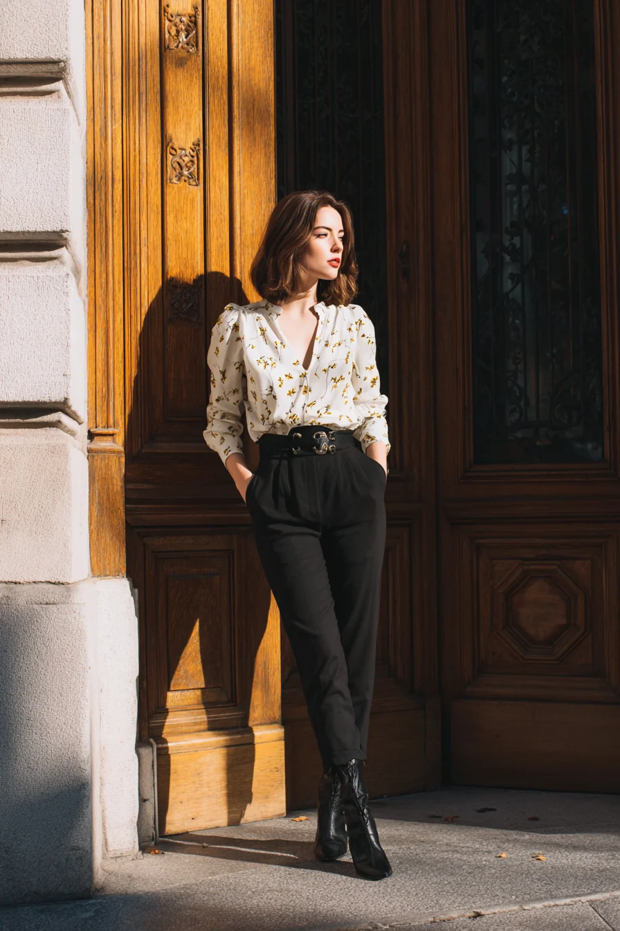 Parisian Afternoon in Black and White