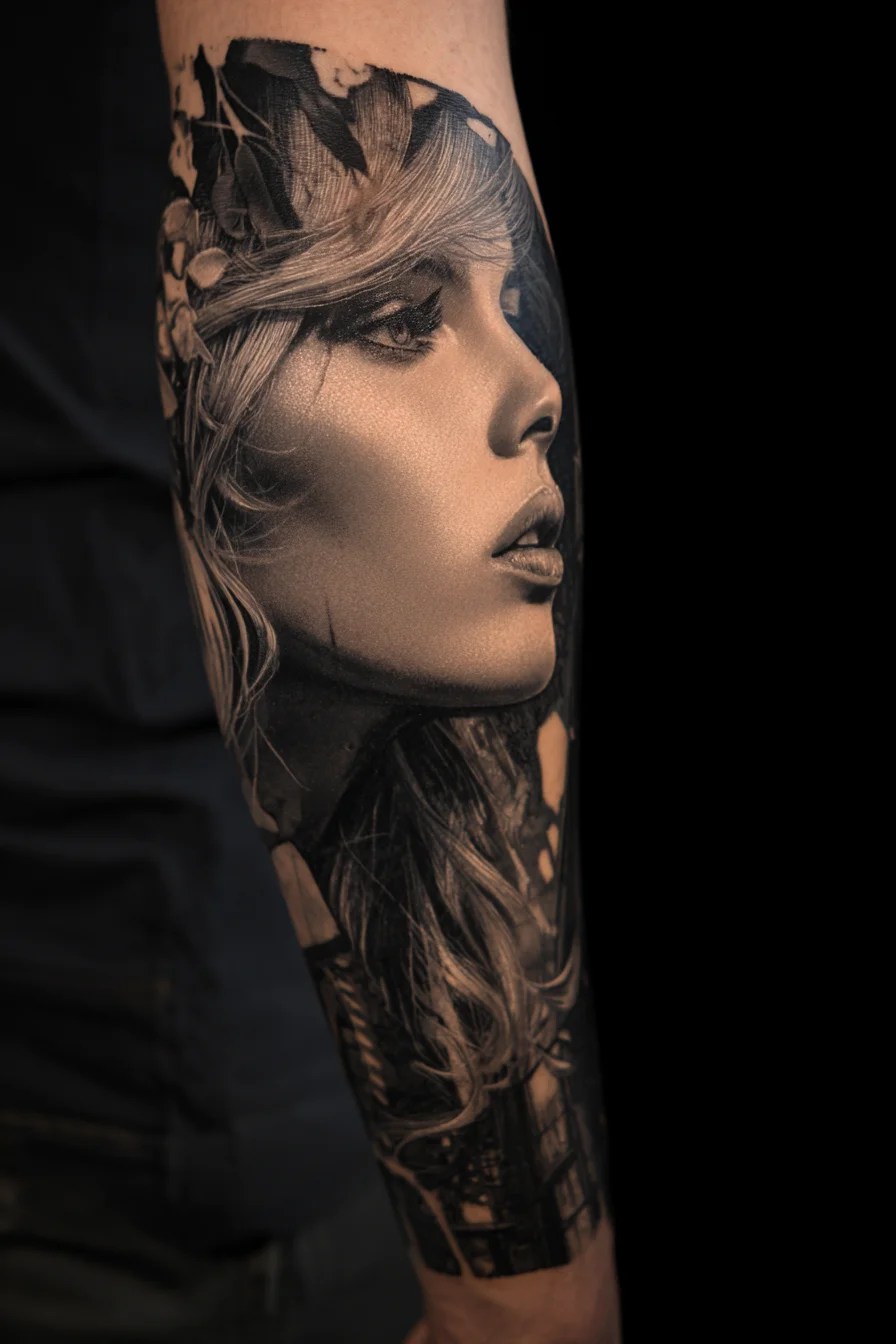 Portrait in Black and Grey