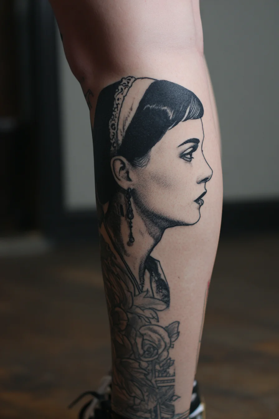 Portrait in Black Ink