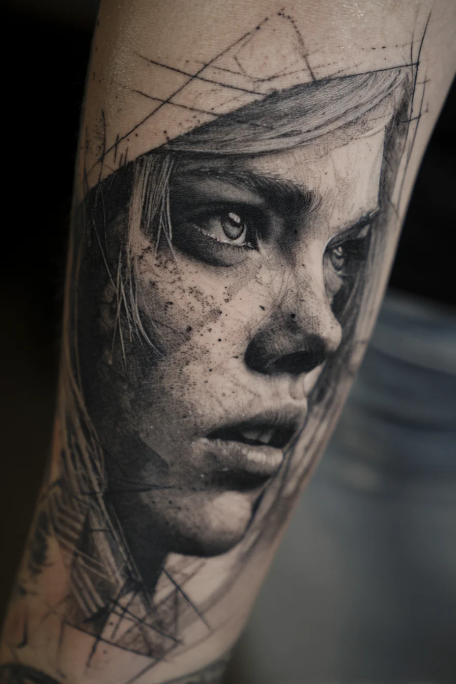 Portrait in Ink and Shadow