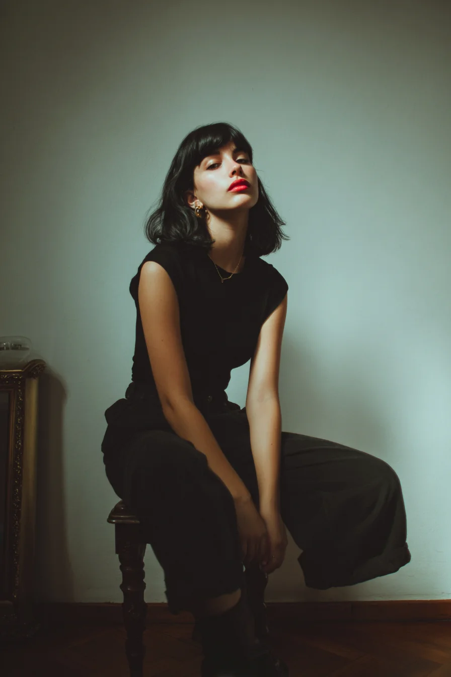 Quiet Confidence in All Black