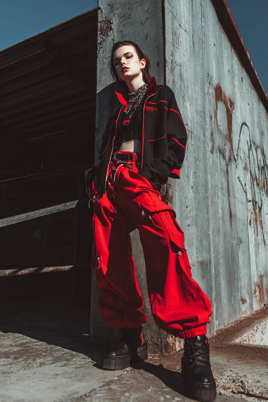 Red Cargo Streetwear Against Urban Decay