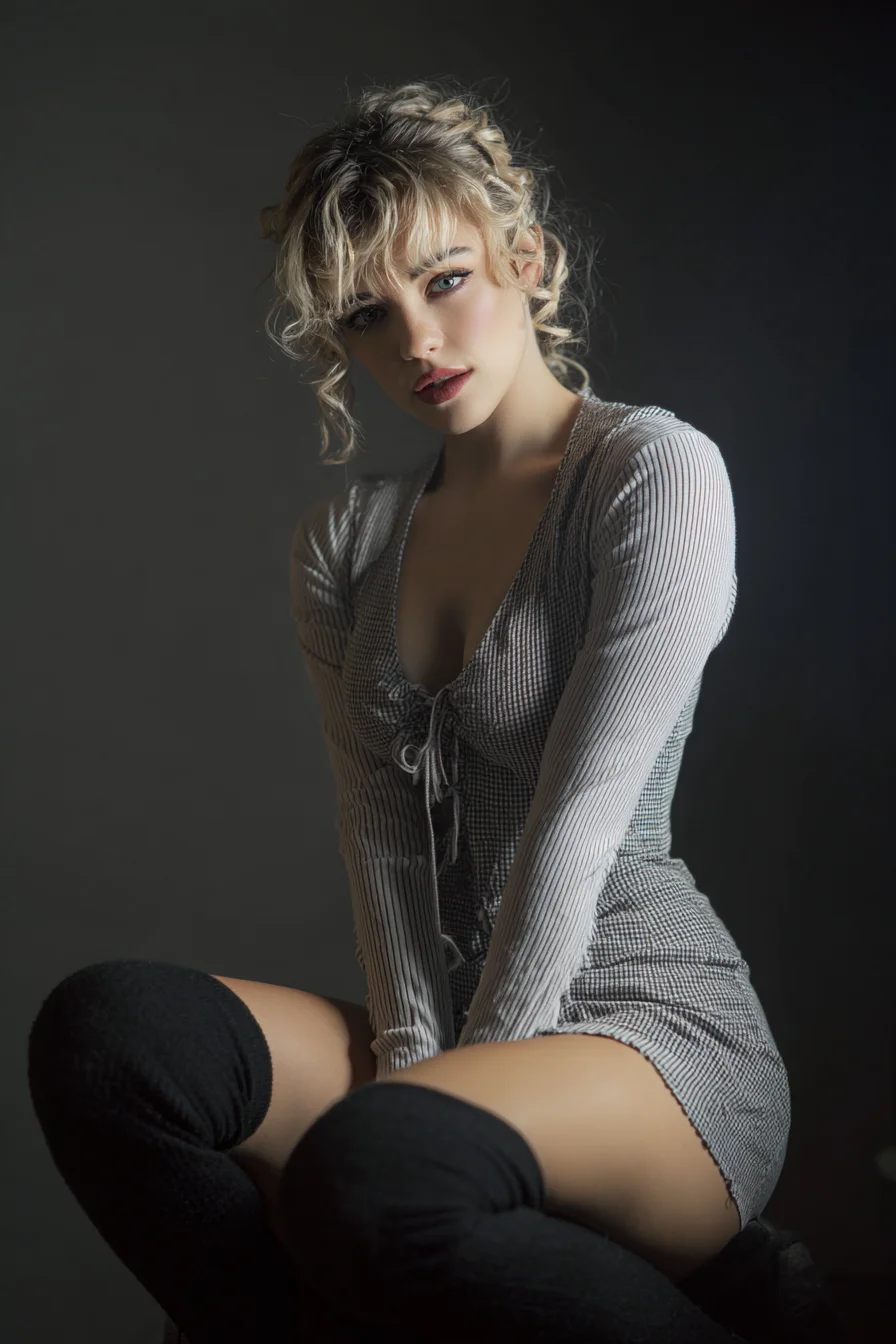 Shadow and Light Studio Portrait