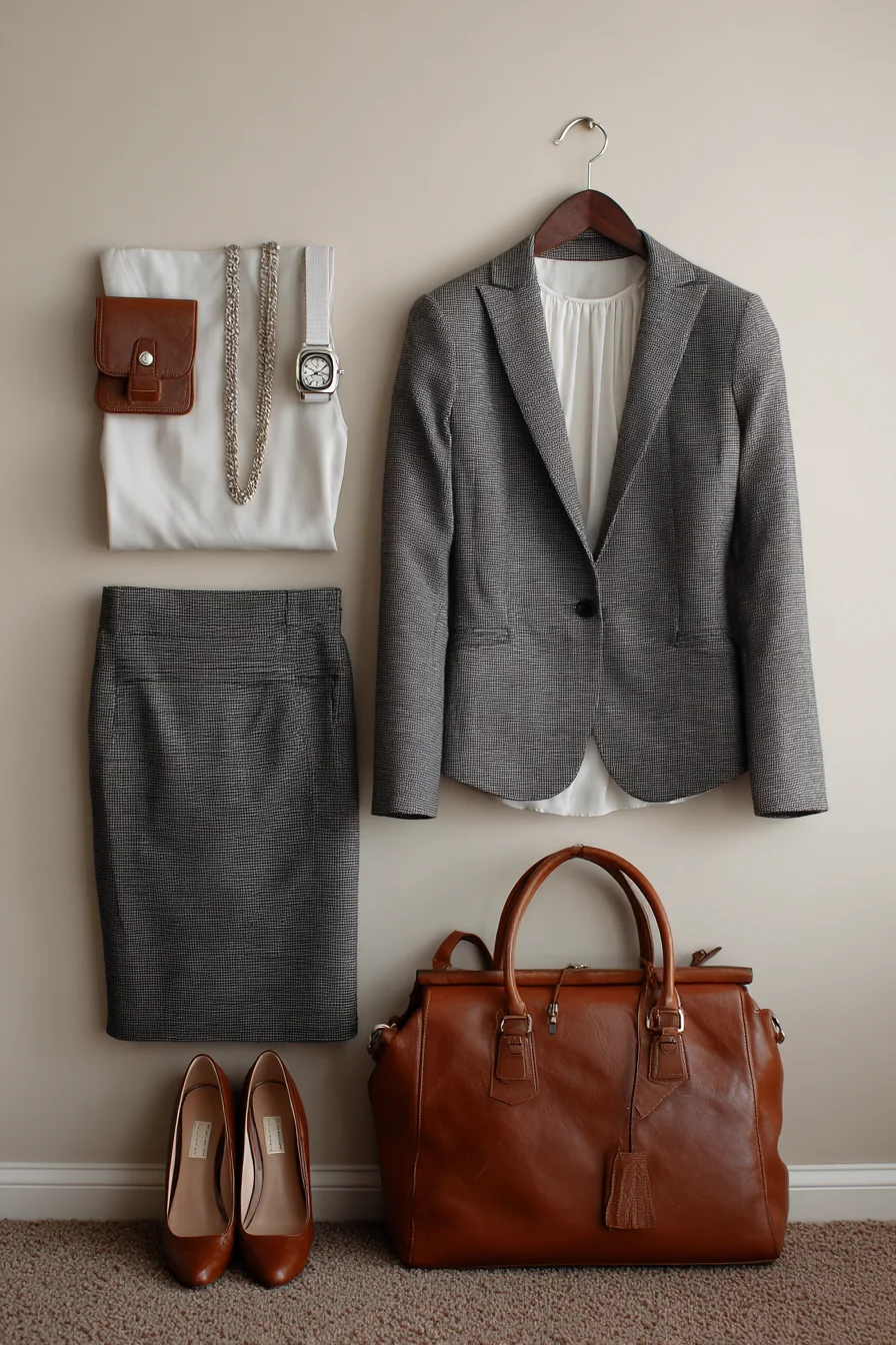 Sharp in Grey, Grounded in Cognac