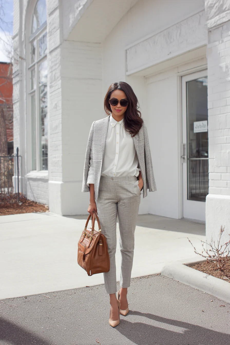 Sharp in Grey on the Street