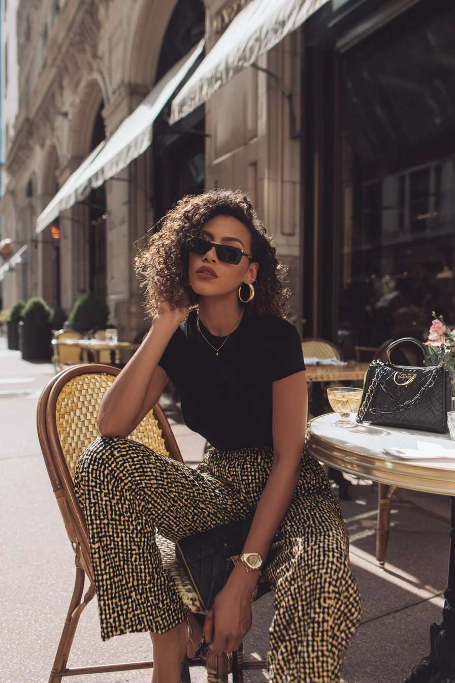 Sidewalk Café Afternoon in the City