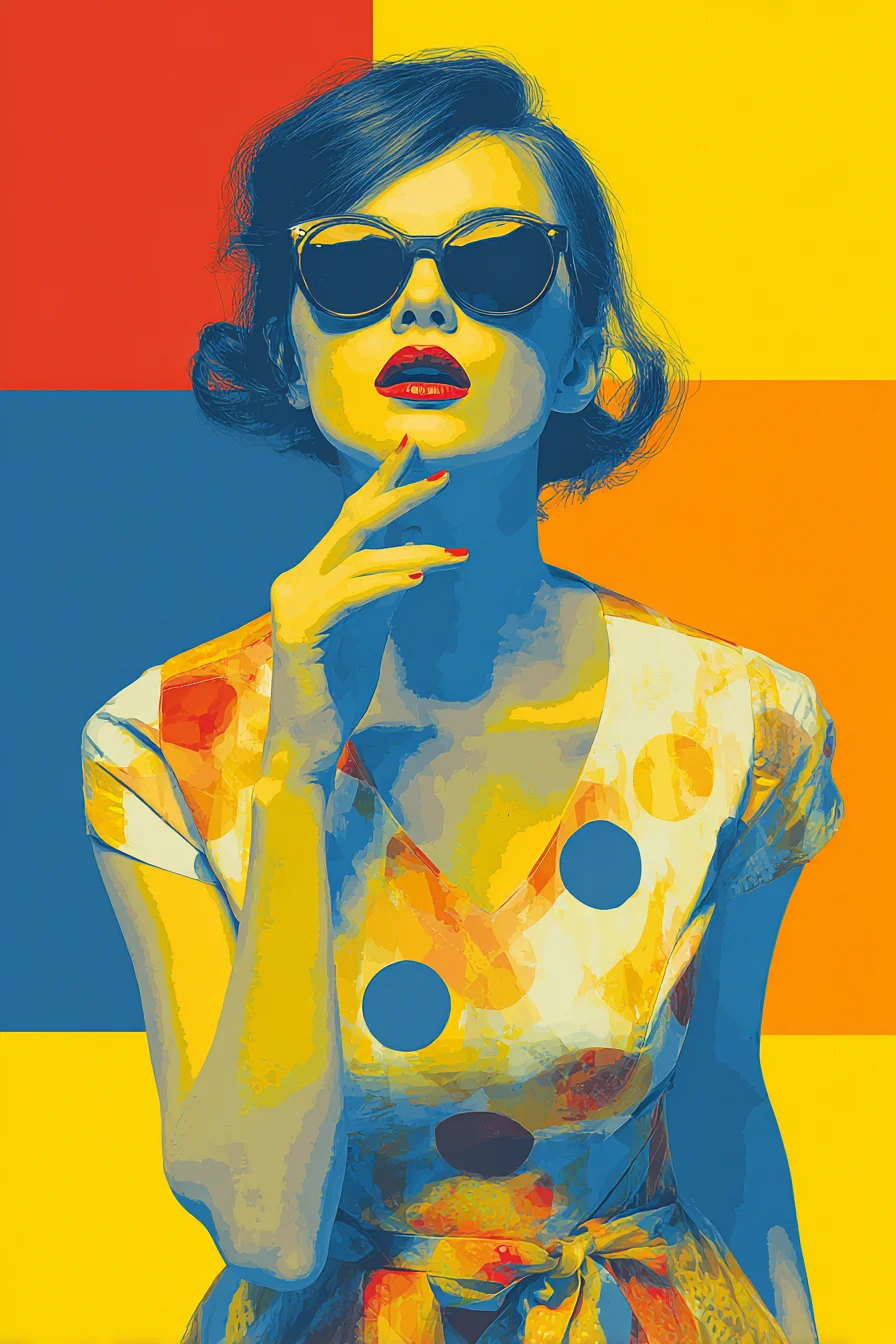 Sixties Cool in Primary Colors