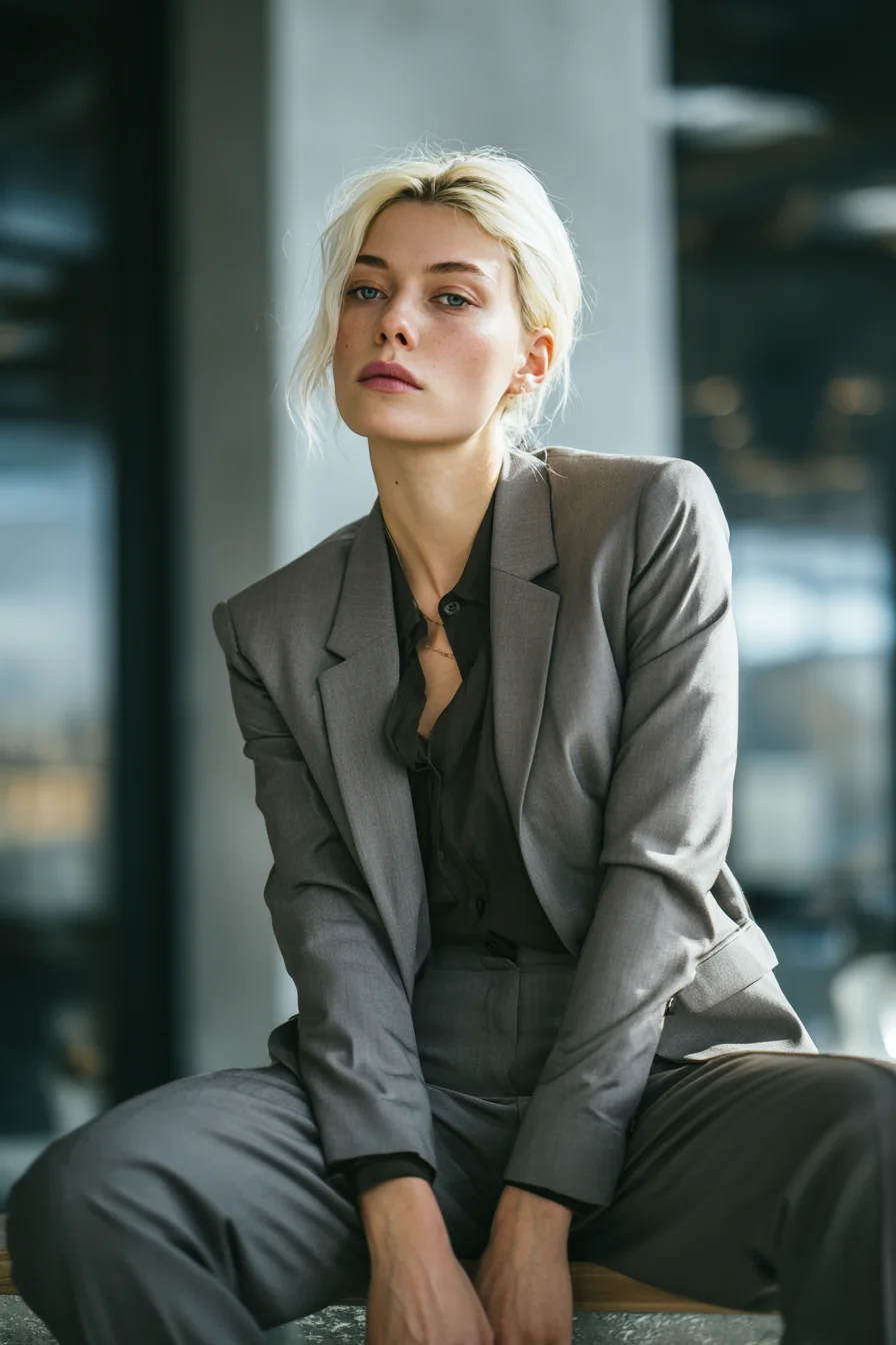 Tailored Grey and Quiet Confidence