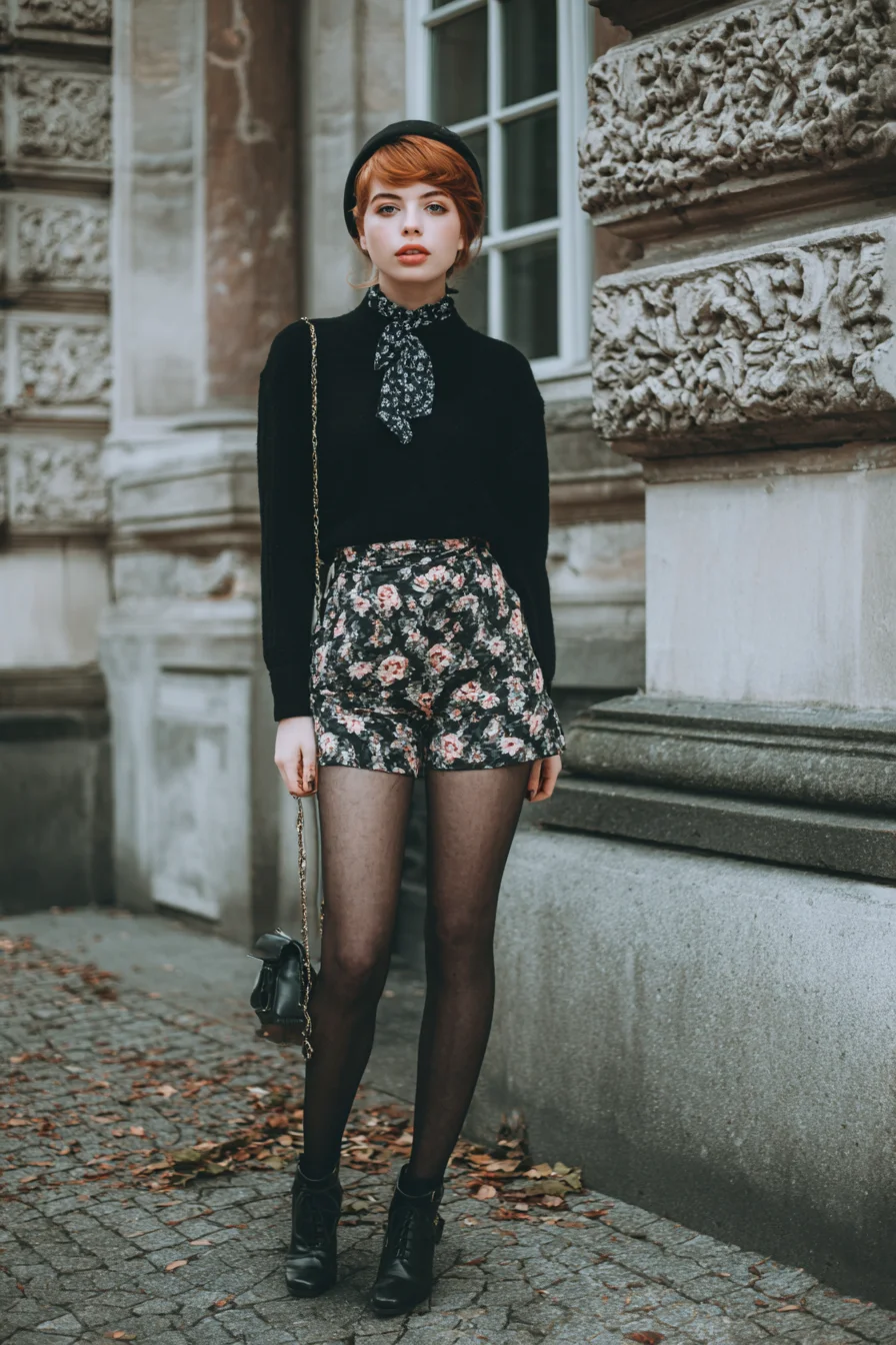 Vintage Charm on Cobblestone Streets