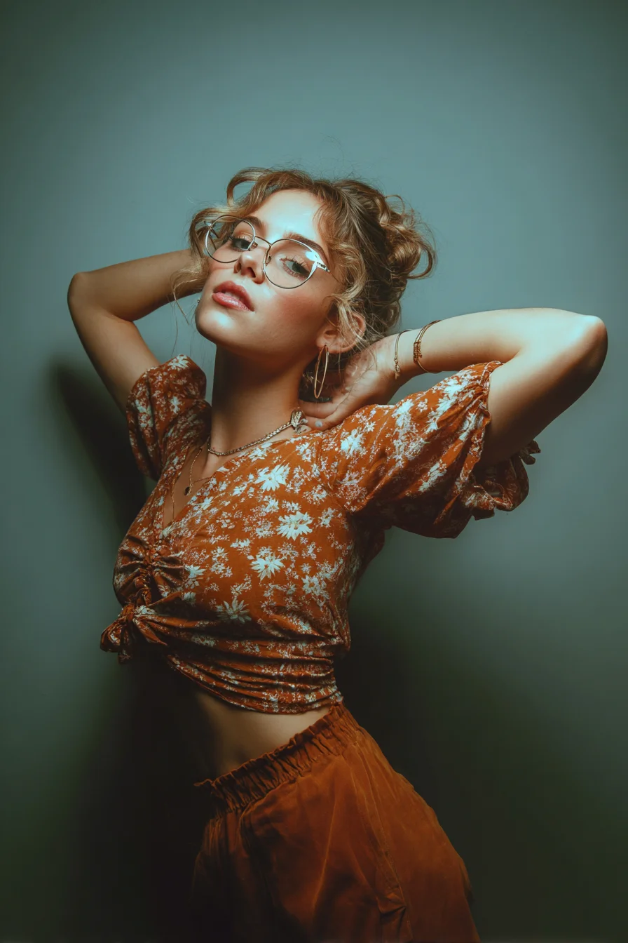 Warm Tones and a Faraway Gaze