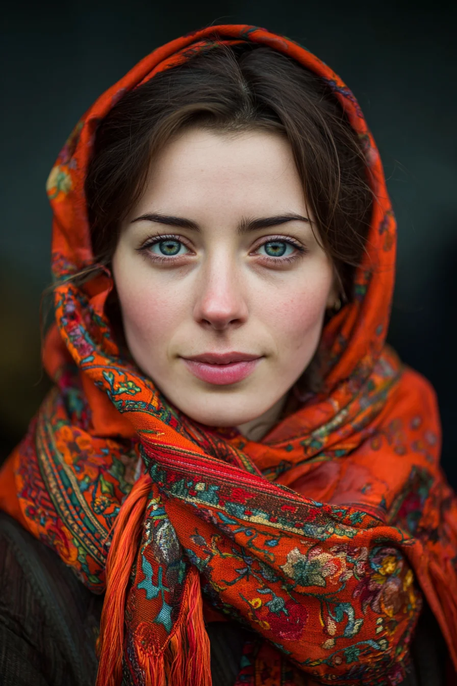 Wrapped in Crimson Florals